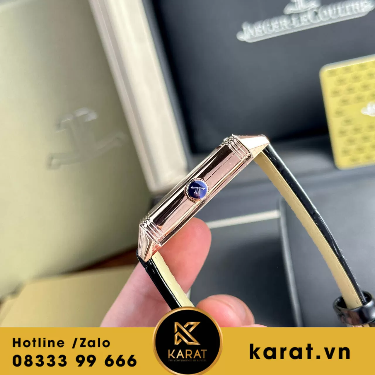 Đồng hồ Jaeger LeCoultre Master Reverso Tribute Monoface Small Seconds mặt đen - Ảnh 5