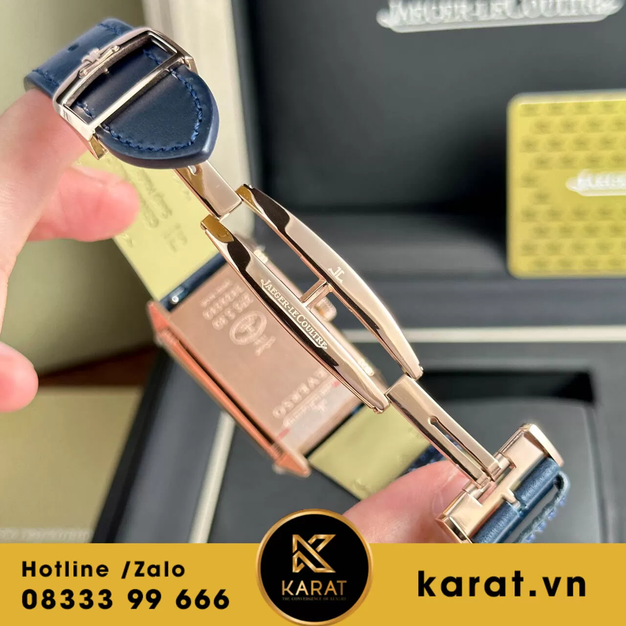 Đồng hồ Jaeger LeCoultre Master Reverso Tribute Monoface Small Seconds mặt xanh blue - Ảnh 14