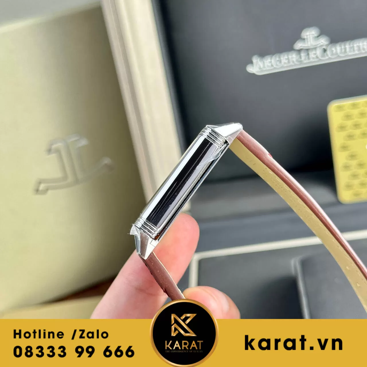 Đồng hồ Jaeger LeCoultre Master Reverso Tribute Monoface Small Seconds mặt đỏ - Ảnh 12