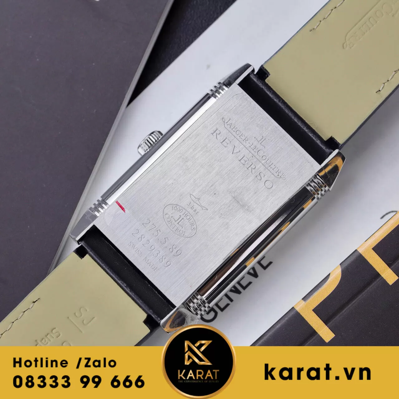 Đồng hồ Jaeger LeCoultre Master Reverso Tribute Monoface 2 mặt replica - Ảnh 10