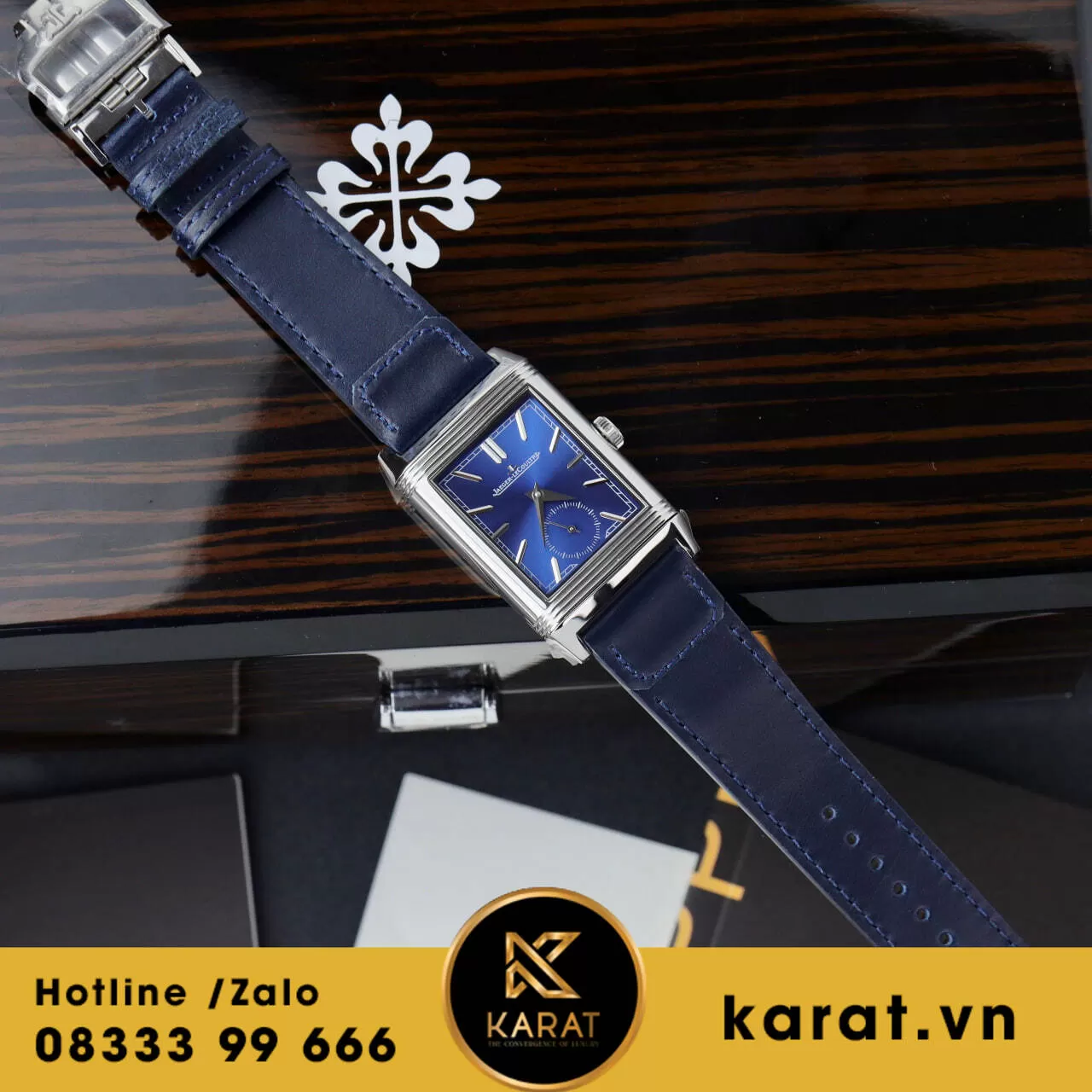 Đồng hồ Jaeger LeCoultre Master Reverso Tribute Monoface 2 mặt replica - Ảnh 9