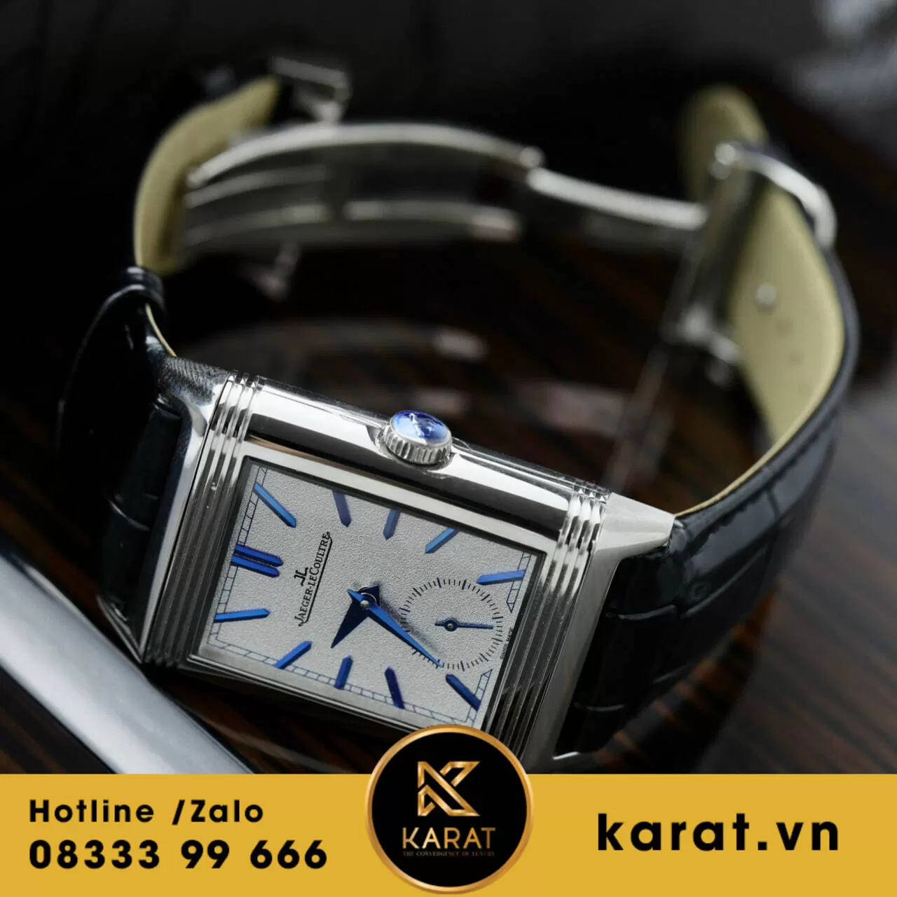 Đồng hồ Jaeger LeCoultre Master Reverso Tribute Monoface 2 mặt siêu cấp - Ảnh 14