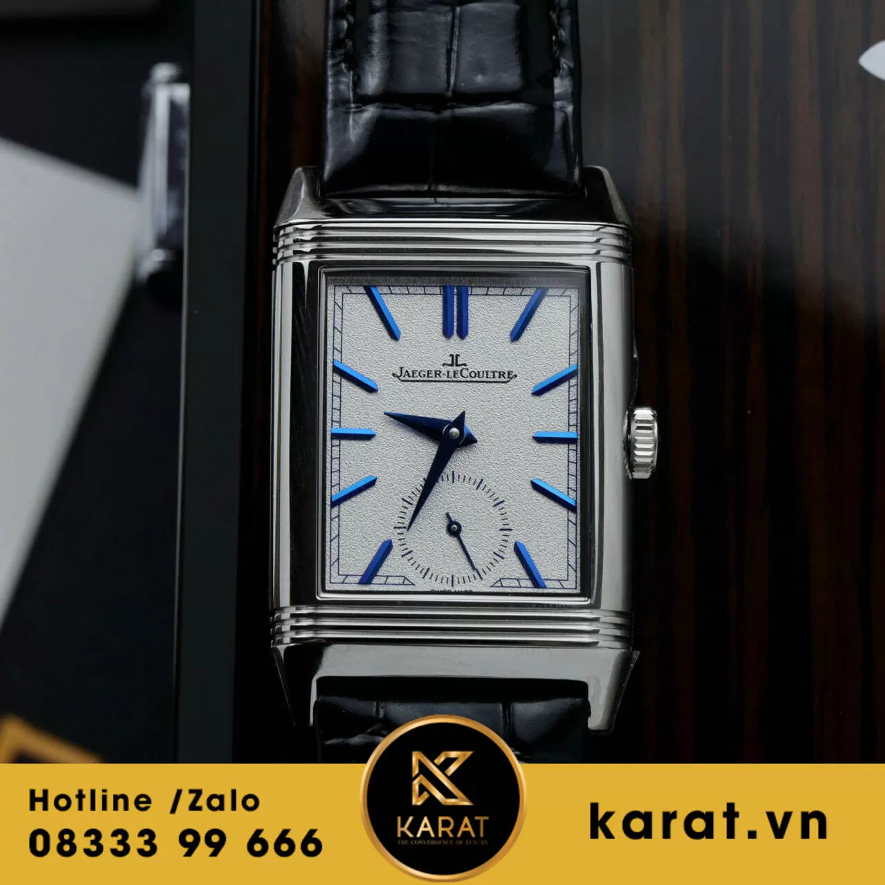 Đồng hồ Jaeger LeCoultre Master Reverso Tribute Monoface 2 mặt siêu cấp - Ảnh 12