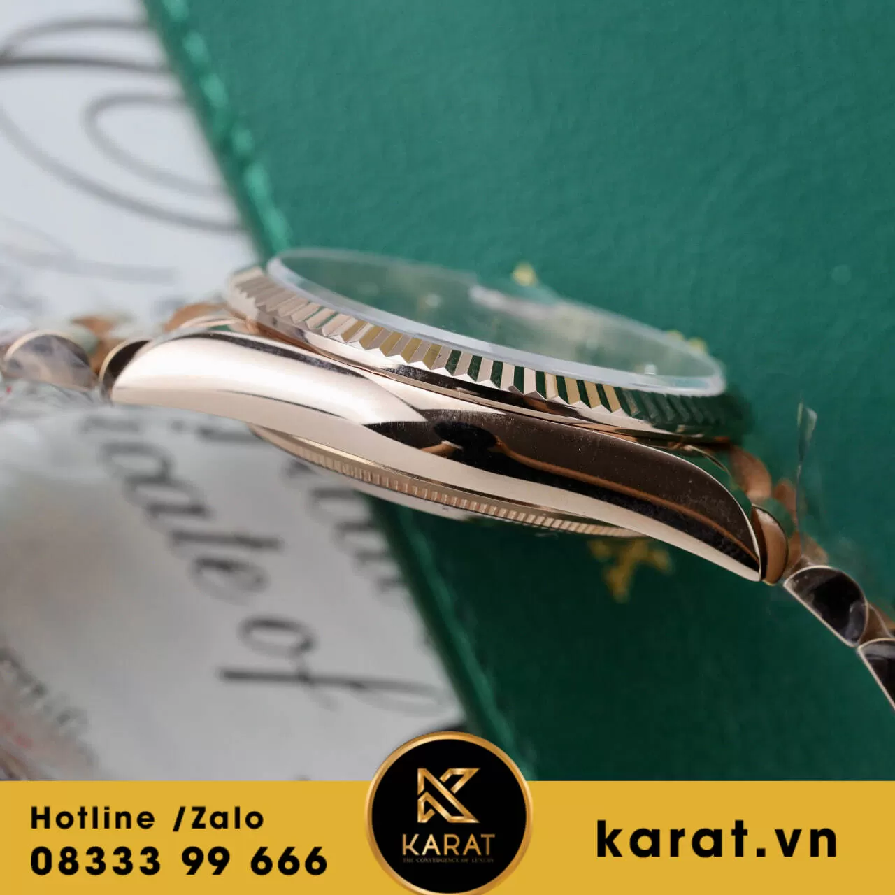 Đồng hồ rolex daydate 128235 bọc vàng bản nặng 135g rep 1:1 - Ảnh 14