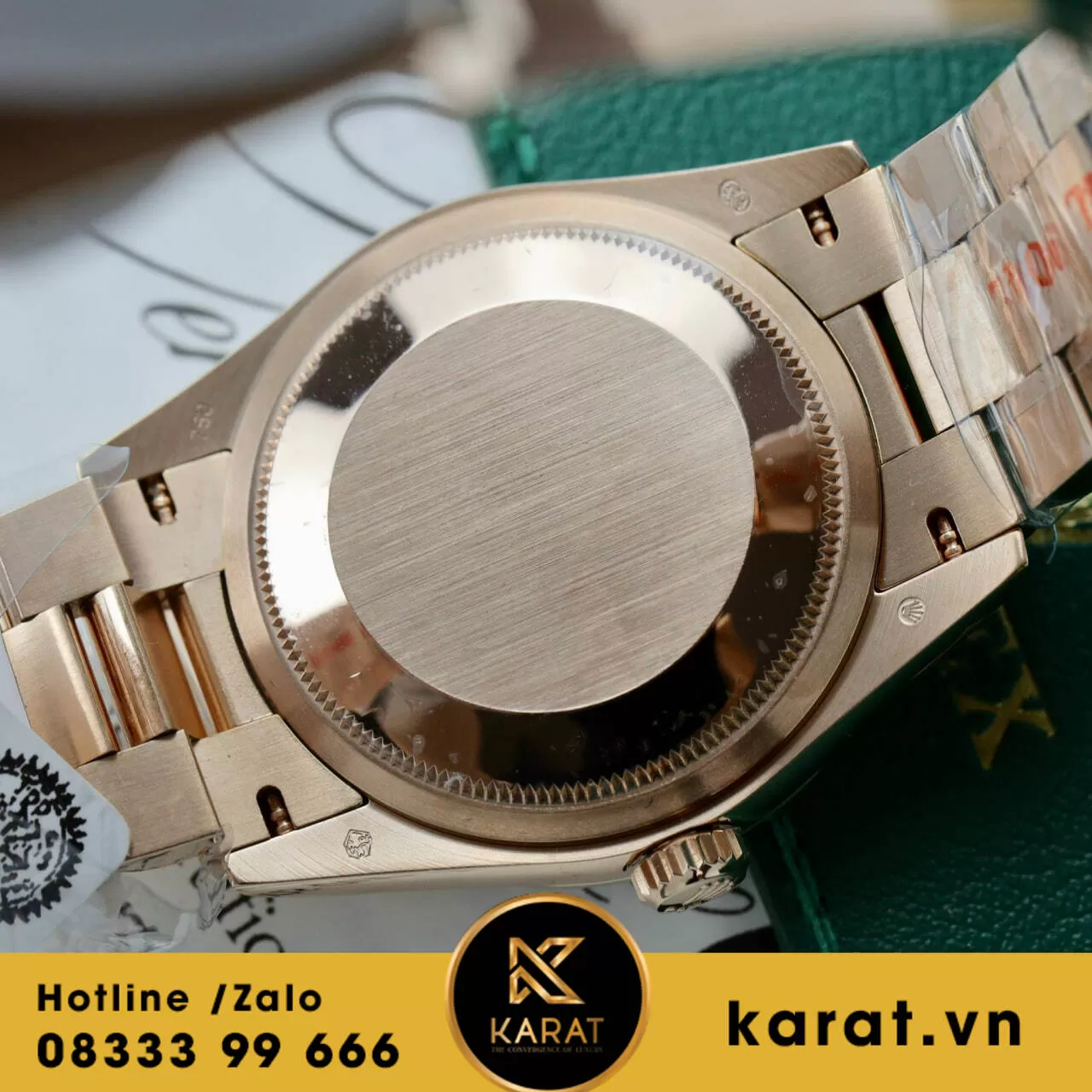 Đồng hồ rolex daydate 128235 bọc vàng bản nặng 135g rep 1:1 - Ảnh 3