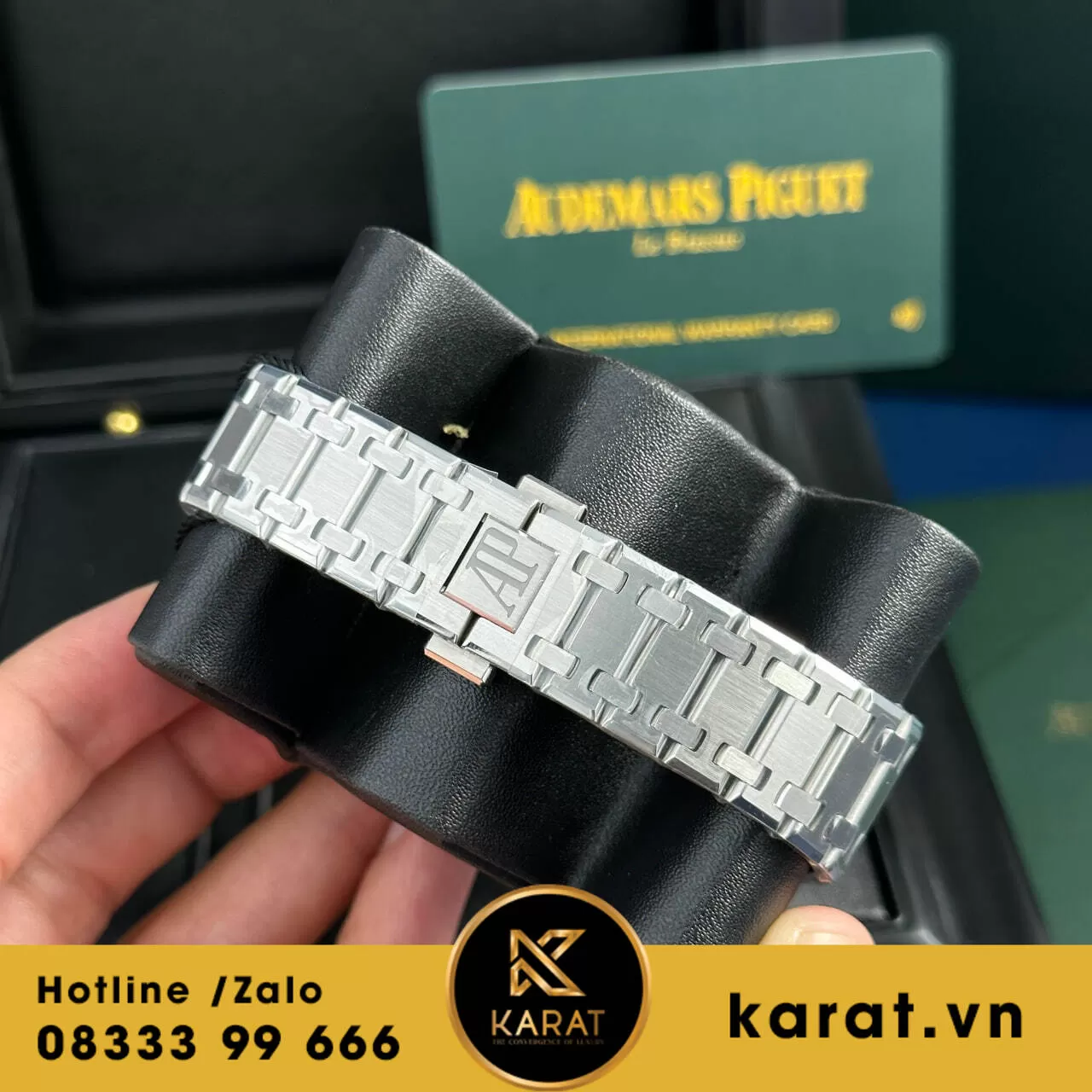 Audemars Piguet Royal Oak Jumbo Extra-thin 16202 blue dial replica - Ảnh 14