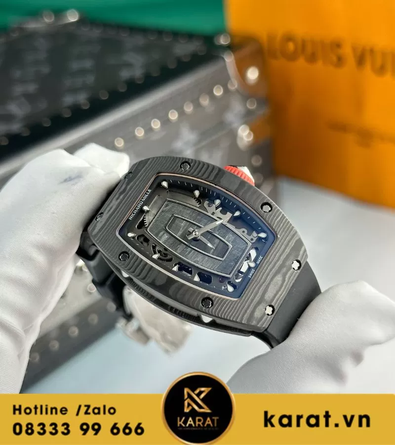 Đồng hồ nữ Richard mille RM 07-01 black carbon - Ảnh 8