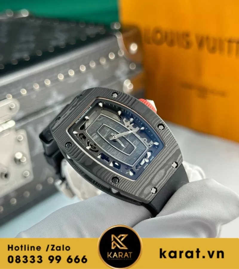 Đồng hồ nữ Richard mille RM 07-01 black carbon - Ảnh 3