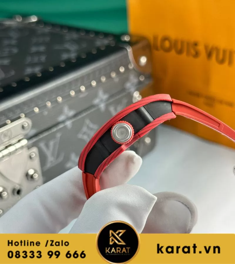 Đồng hồ nữ Richard mille RM 07-01 red carbon replcia - Ảnh 10