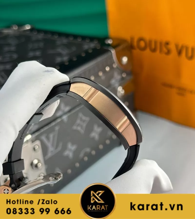 Đồng hồ nữ Richard mille RM 07-01 black carbon fake - Ảnh 4