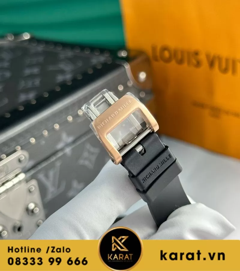 Đồng hồ nữ Richard mille RM 07-01 black ceramic replica - Ảnh 4