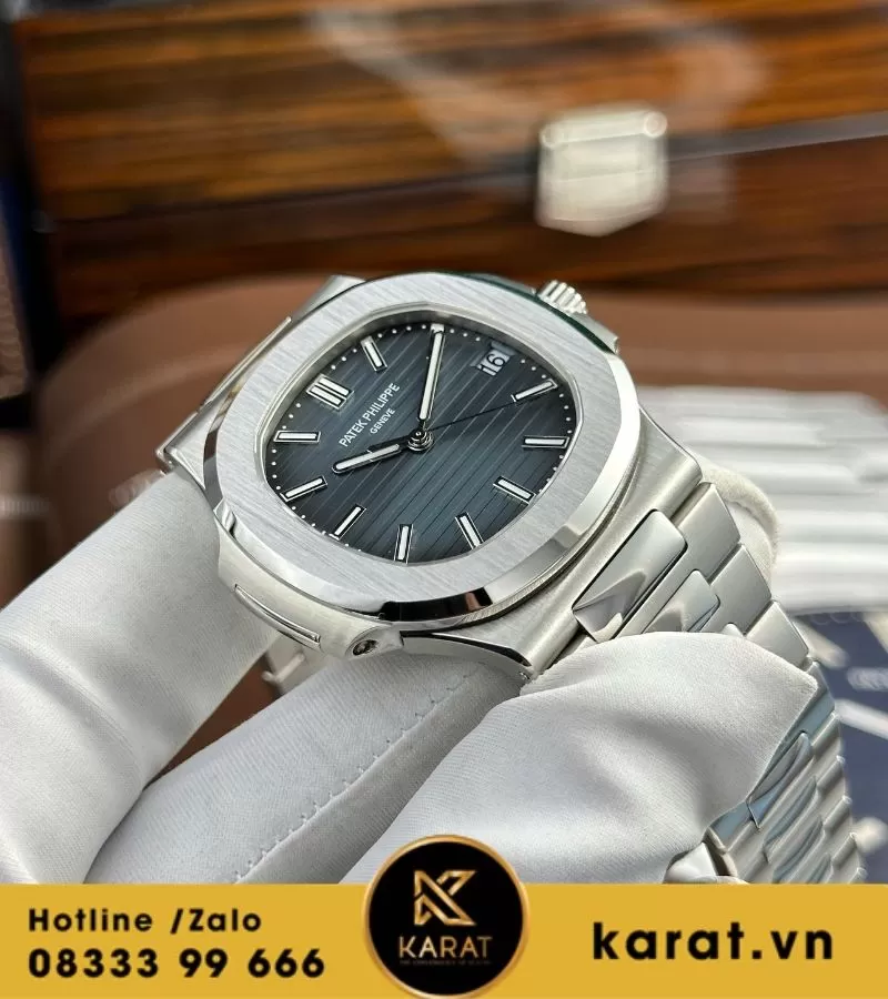 Đồng hồ Patek Philippe Nautilus 5711 blue tinh chỉnh toàn bộ - Ảnh 18