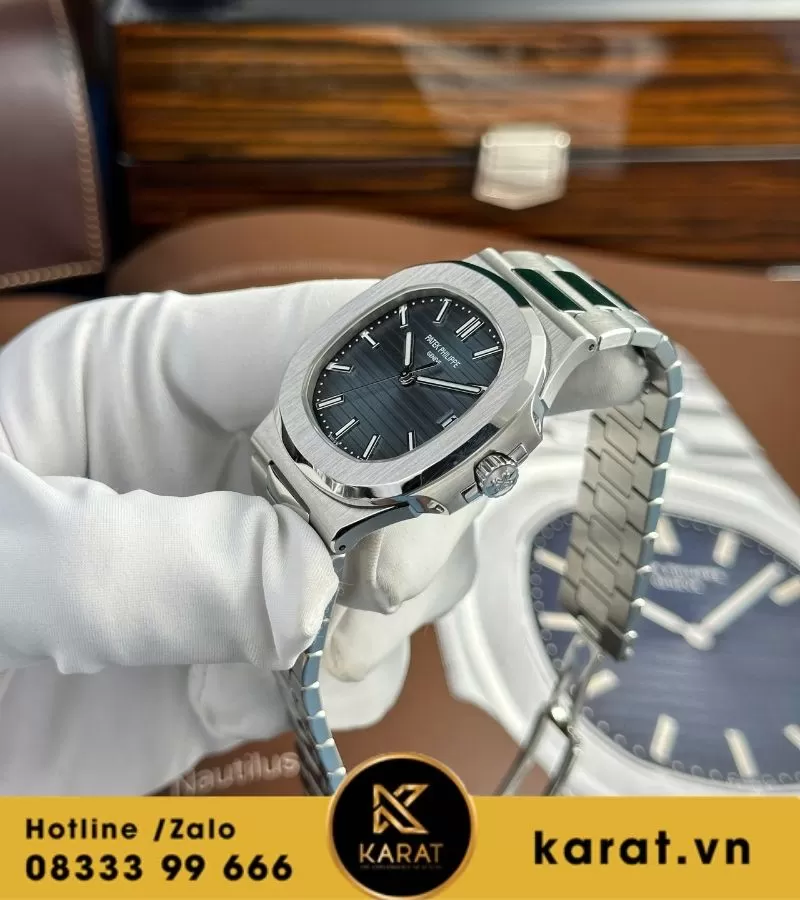 Đồng hồ Patek Philippe Nautilus 5711 blue tinh chỉnh toàn bộ - Ảnh 17
