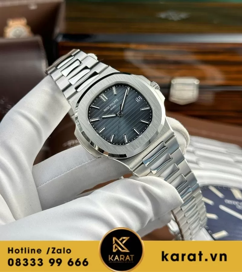 Đồng hồ Patek Philippe Nautilus 5711 blue tinh chỉnh toàn bộ - Ảnh 16