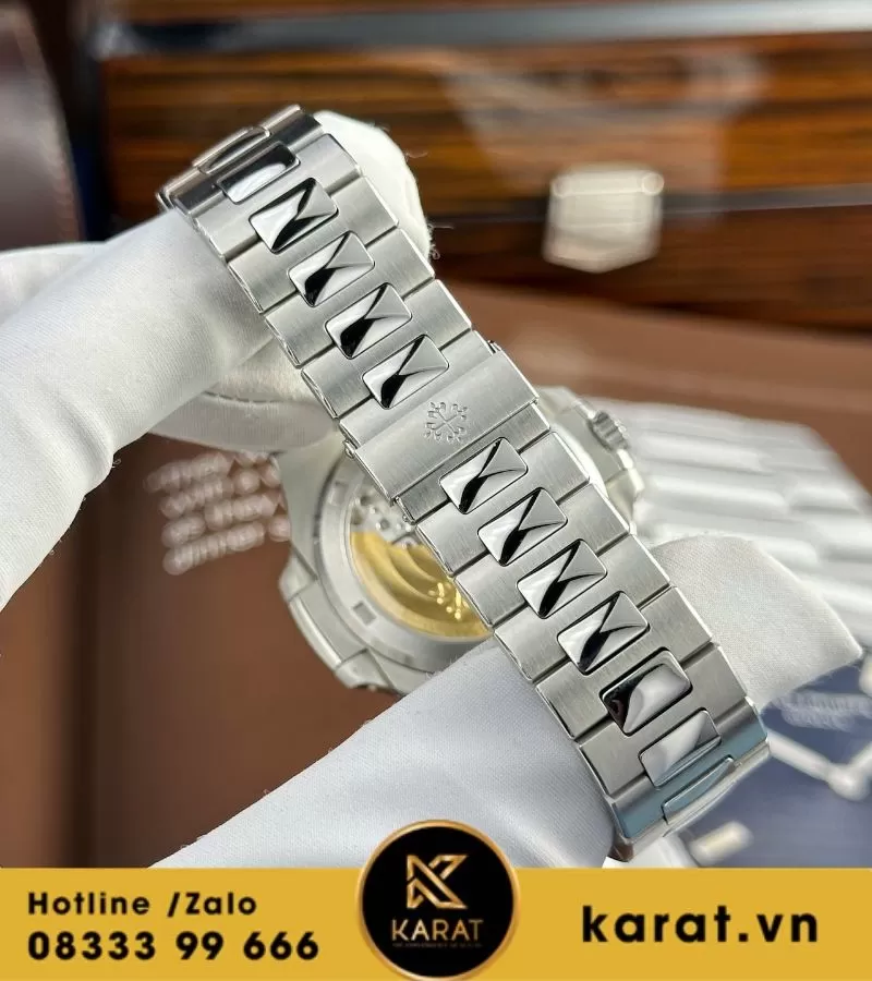 Đồng hồ Patek Philippe Nautilus 5711 green tinh chỉnh toàn bộ - Ảnh 12