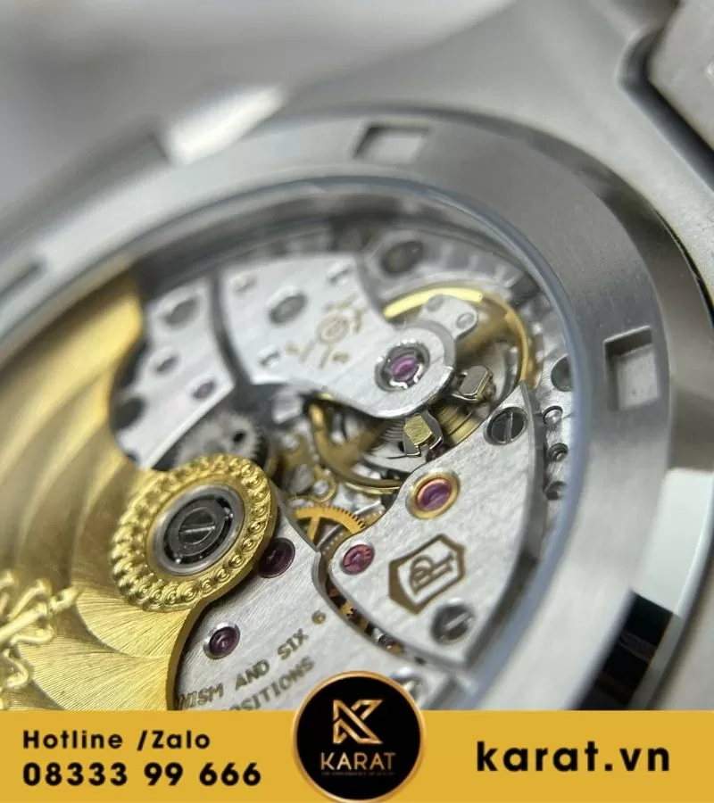 Đồng hồ Patek Philippe Nautilus 5711 green tinh chỉnh toàn bộ - Ảnh 3