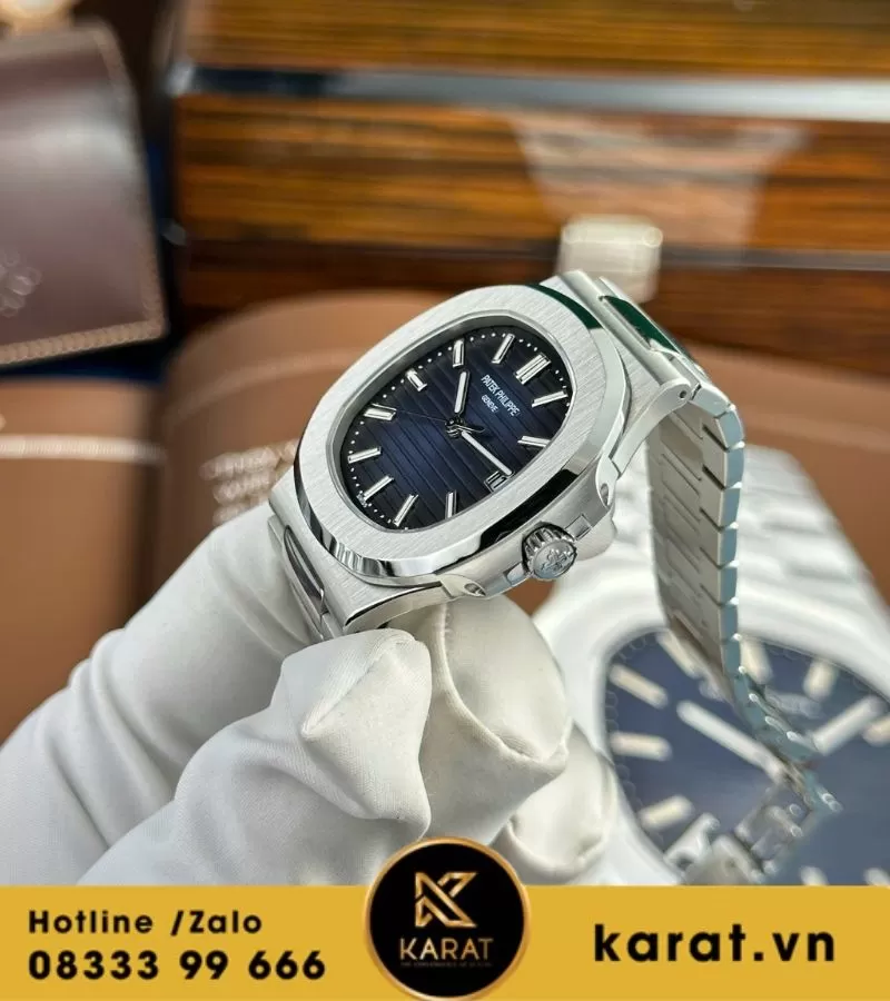 Đồng hồ Patek Philippe Nautilus 5811 blue tinh chỉnh toàn bộ - Ảnh 17