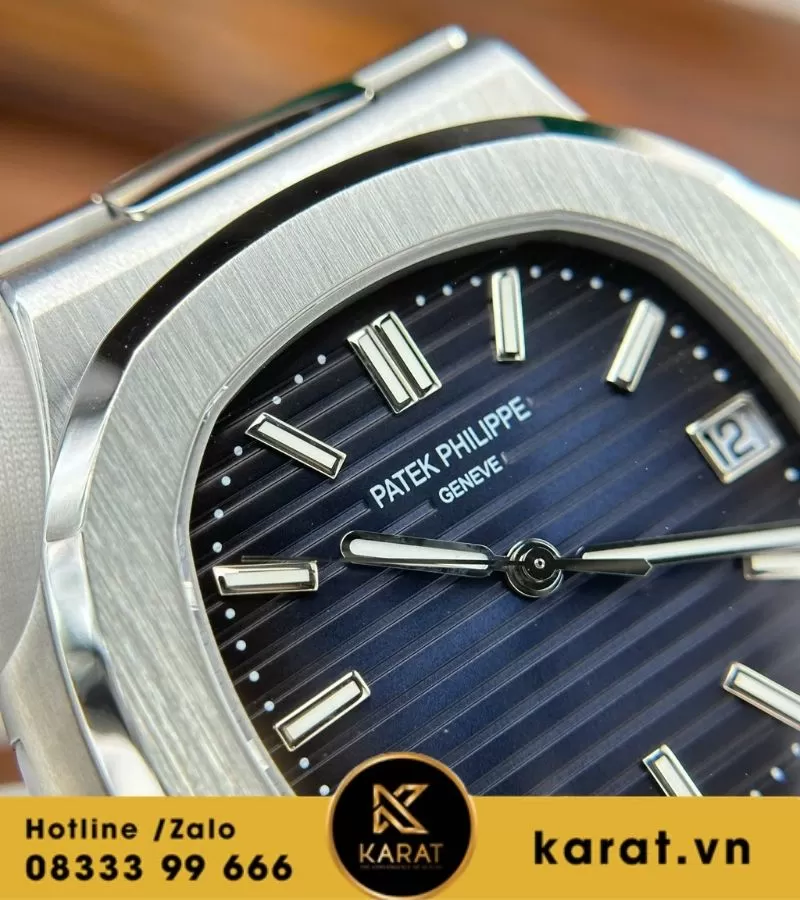 Đồng hồ Patek Philippe Nautilus 5811 blue tinh chỉnh toàn bộ - Ảnh 13