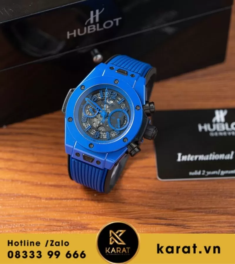 Đồng hồ Hublot Bigbang One Click UNICO blue ceramic 44mm rep 1:1 - Ảnh 6