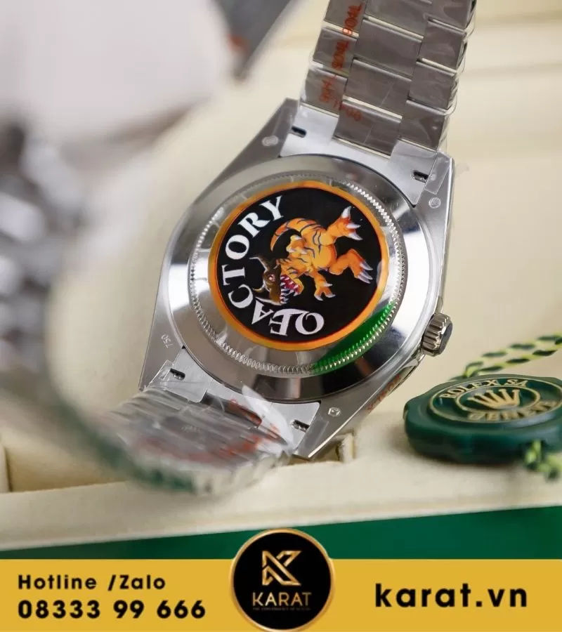 Đồng Hồ Rolex Day-Date M128239-0063 128239-0063 Vàng Trắng 18ct Màu Xanh Dương Ombre fake - Ảnh 7