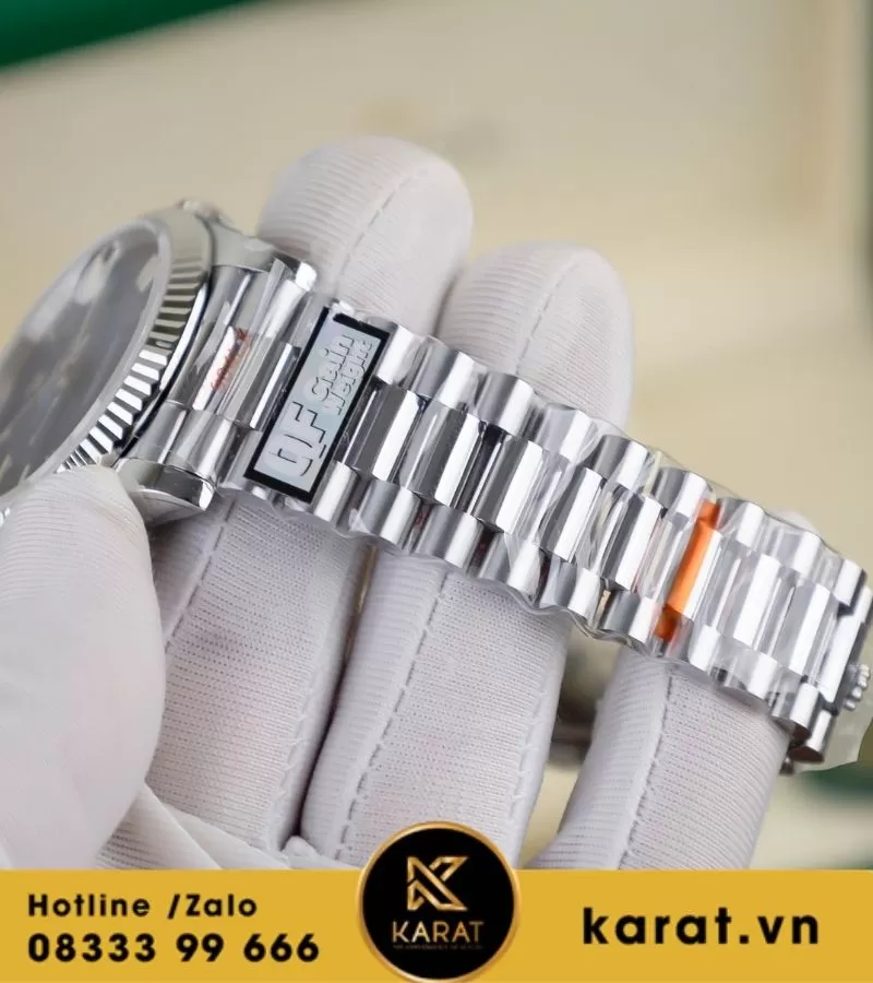 Đồng Hồ Rolex Day-Date M128239-0063 128239-0063 Vàng Trắng 18ct Màu Xanh Dương Ombre fake - Ảnh 4
