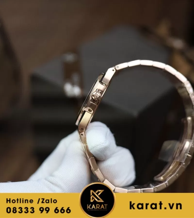 Đồng hồ Patek Philippe Nautilus 7010/1R-013 rose gold mặt hồng - Ảnh 7