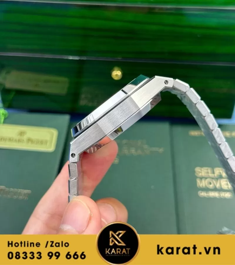 Đồng hồ Audemars Piguet Royal Oak Chrono 26331 blue dial replica - Ảnh 10