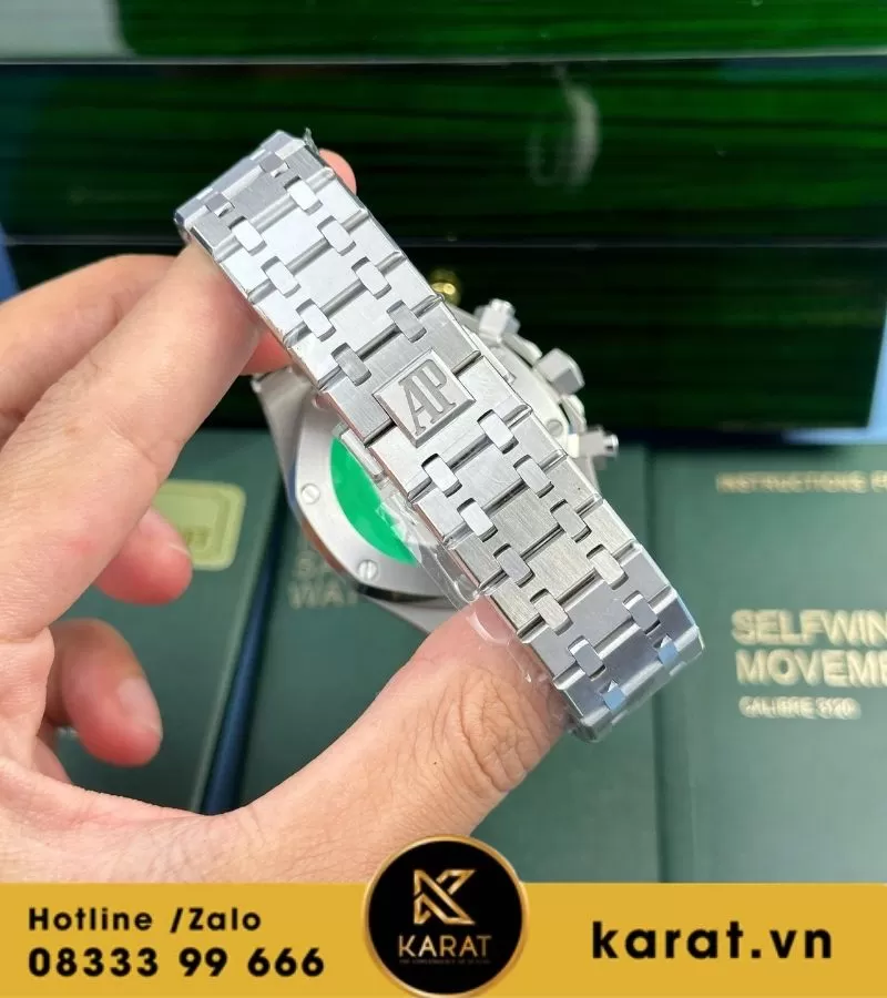 Đồng hồ Audemars Piguet Royal Oak Chrono 26331 blue dial replica - Ảnh 8