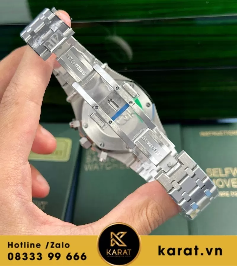 Đồng hồ Audemars Piguet Royal Oak Chrono 26331 blue dial replica - Ảnh 7