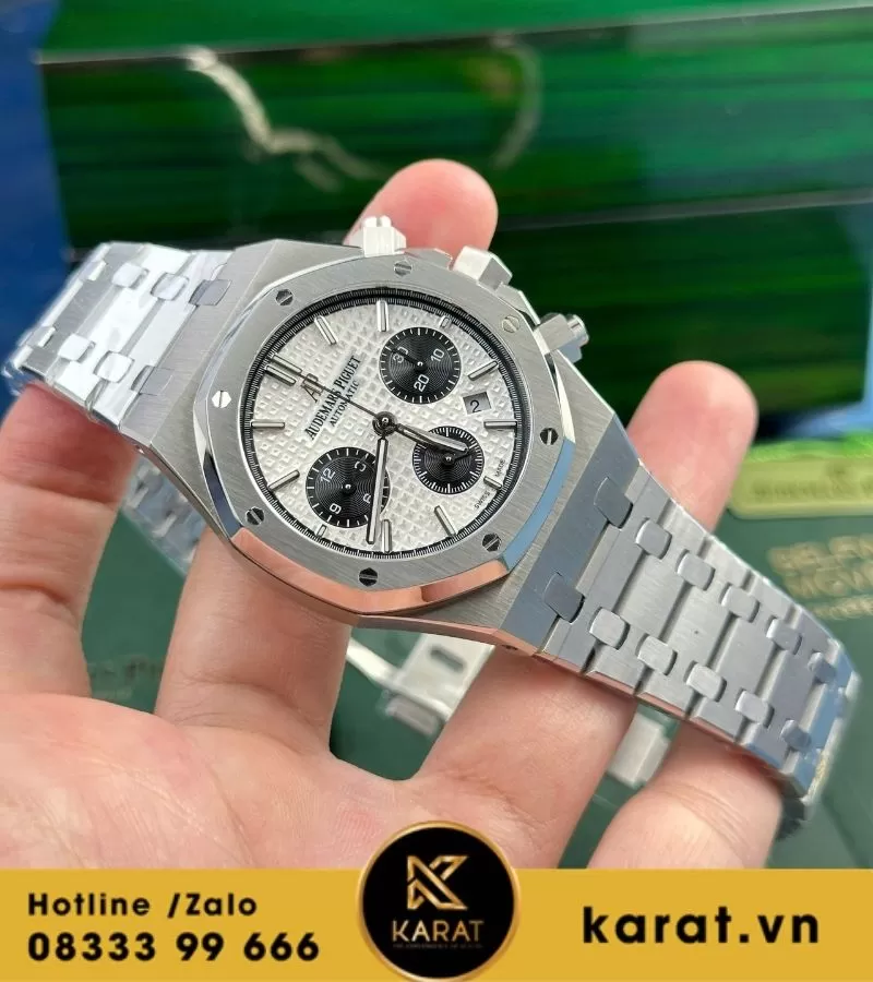 Đồng hồ Audemars Piguet Royal Oak Chronograph panda rep 1:1 - Ảnh 10