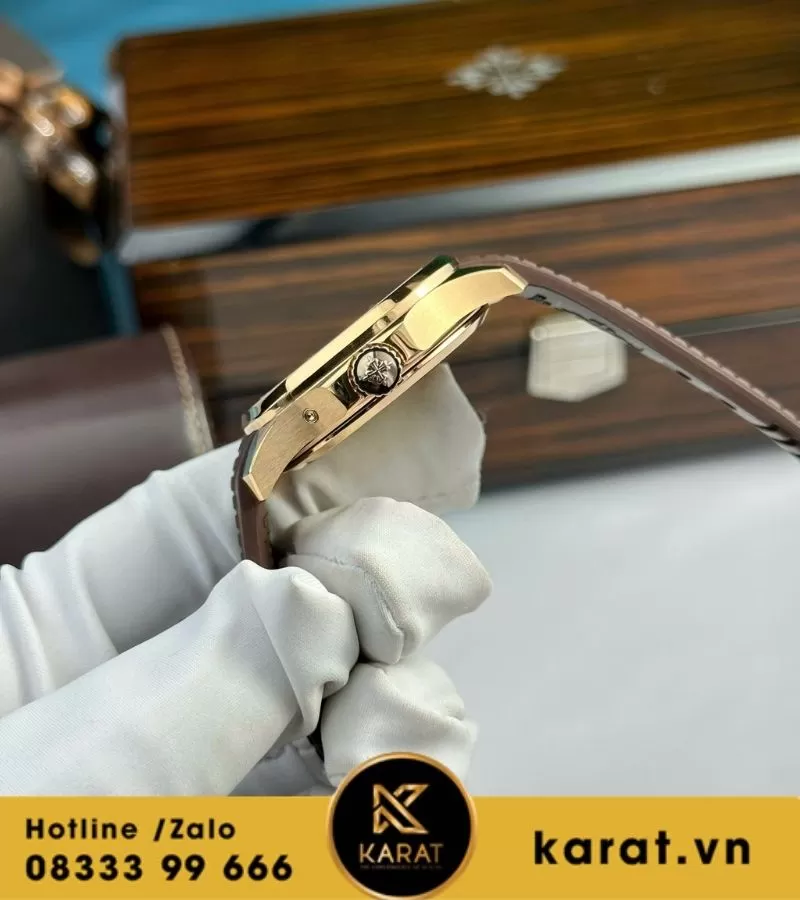 Đồng hồ Patek Philippe Aquanaut 5164 size 41mm máy cal324sc ZF Factory replica - Ảnh 12