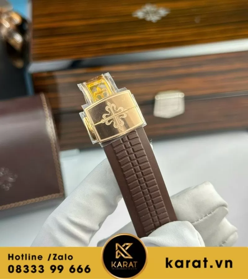 Đồng hồ Patek Philippe Aquanaut 5164 size 41mm máy cal324sc ZF Factory replica - Ảnh 11