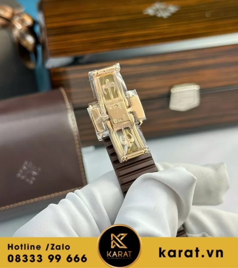 Đồng hồ Patek Philippe Aquanaut 5164 size 41mm máy cal324sc ZF Factory replica - Ảnh 6