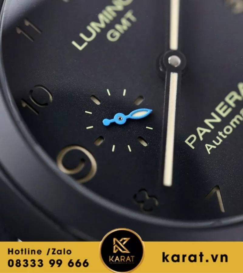 Đồng hồ Panerai Luminor GMT "3 Day Power Reserve" "45mm Ceramic" replica - Ảnh 9