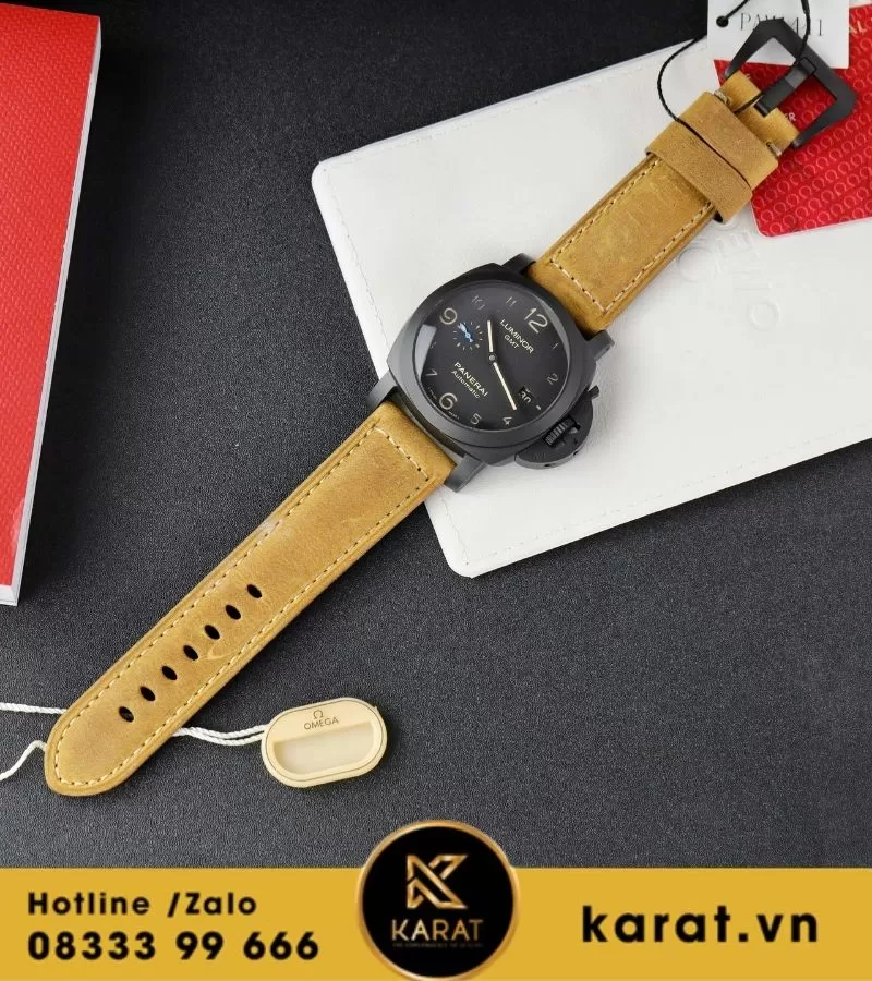 Đồng hồ Panerai Luminor GMT "3 Day Power Reserve" "45mm Ceramic" replica - Ảnh 4