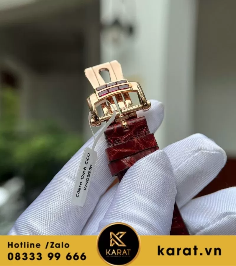 Đồng hồ Patek Philippe Nautilus 5724 ruby bọc vàng replica - Ảnh 4