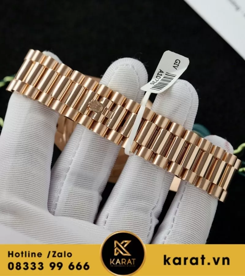 Đồng hồ Rolex Day-date 228345rbr chế tác vàng khối kim cương thiên nhiên - Ảnh 15