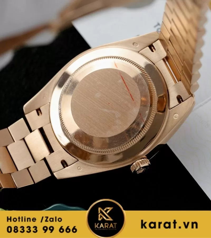 Đồng hồ Rolex Day-date 228345rbr chế tác vàng khối kim cương thiên nhiên - Ảnh 14