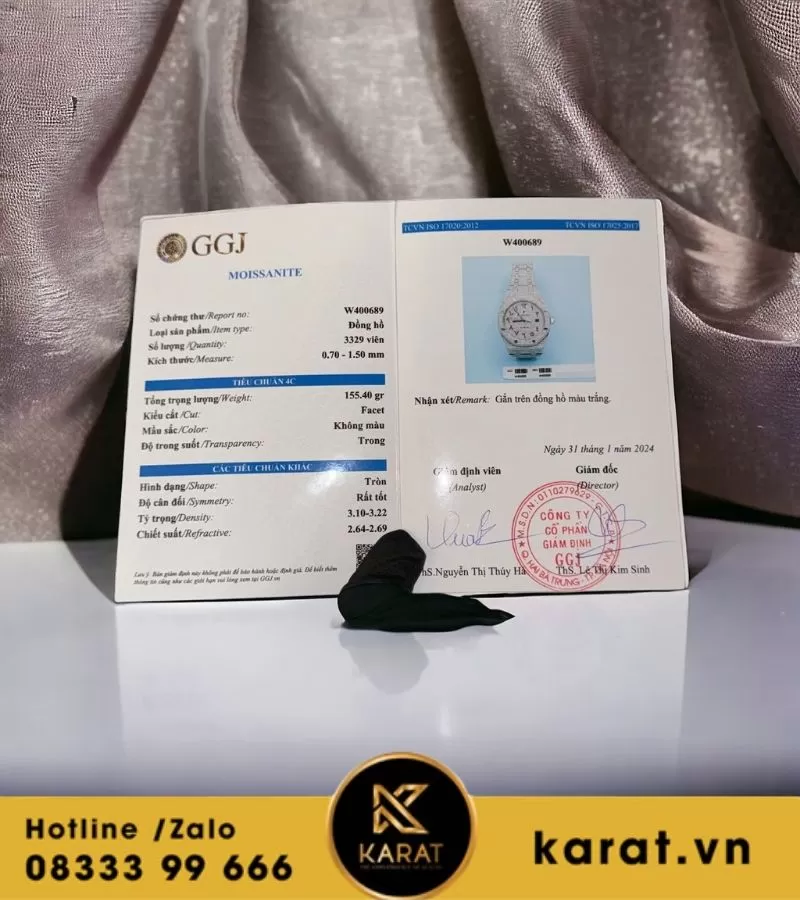 Đồng hồ Audemars Piguet custom full diamond moissanite - Ảnh 11