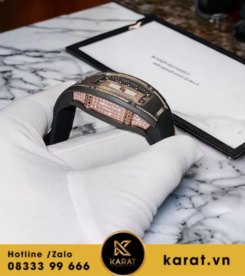 Đồng hồ Richard Mille rm07-1 nữ độ kim cương moissanite - Ảnh 4