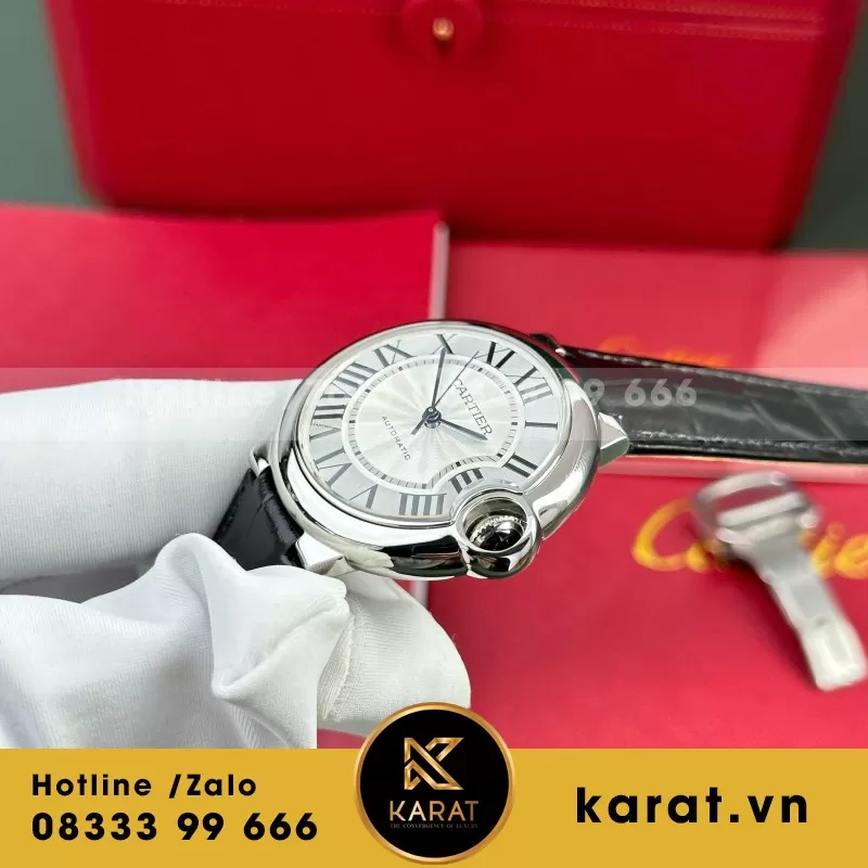 Đồng Hồ Cartier Ballon Bleu W69012Z4 Replica 1:1 42mm - Ảnh 6