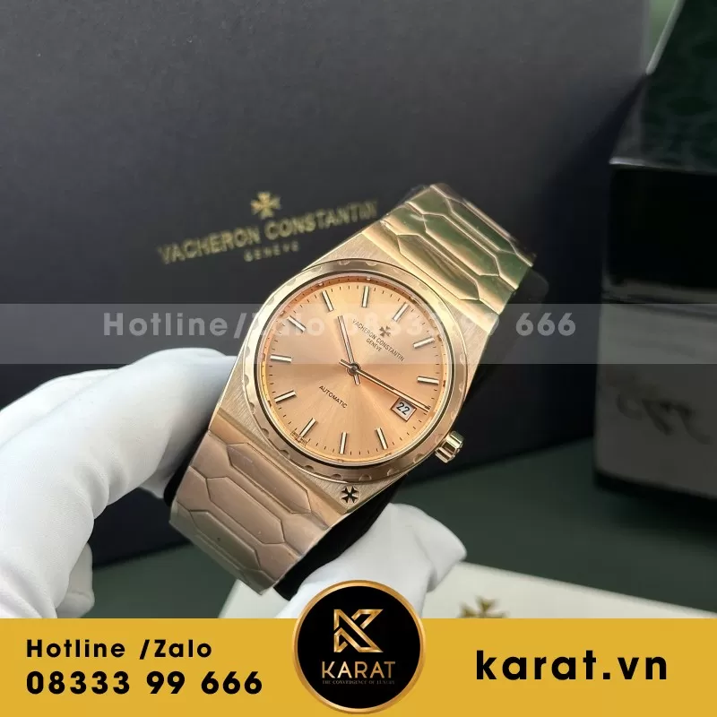 Đồng Hồ Vacheron Constantin Historiques 222 Rep 11 Cao Cấp Mặt Vàng hồng Nhà Máy 8F 37mm - Ảnh 7