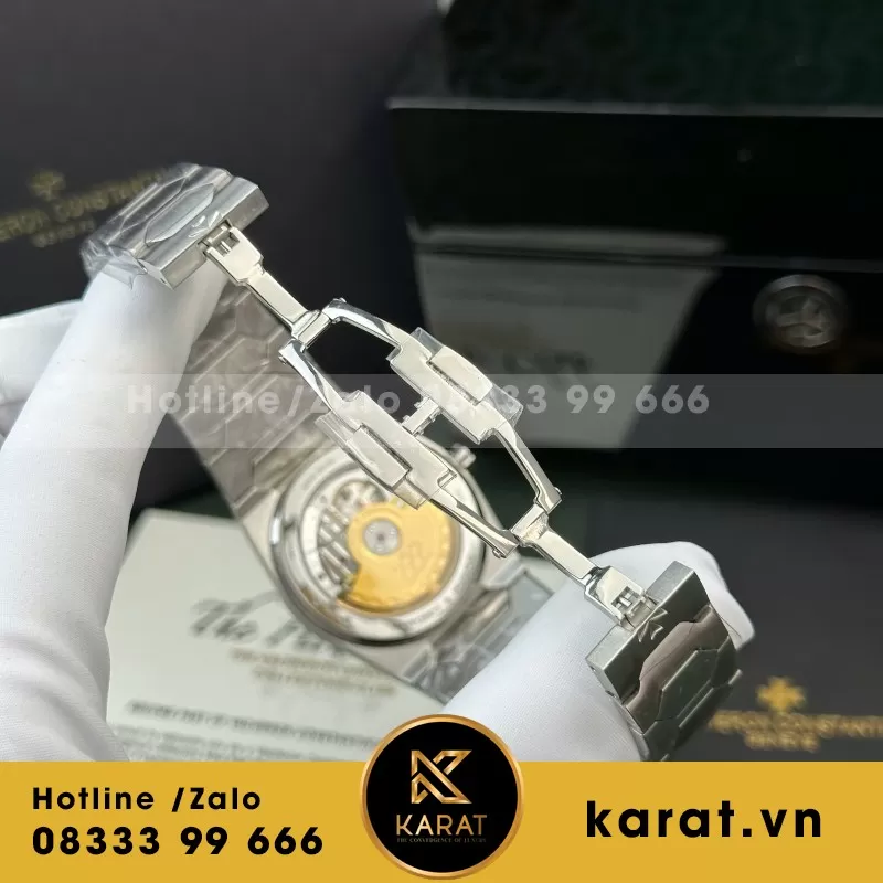 Đồng Hồ Vacheron Constantin Historiques 222 Rep 11 Cao Cấp Mặt Đen Nhà Máy 8F 37mm - Ảnh 5