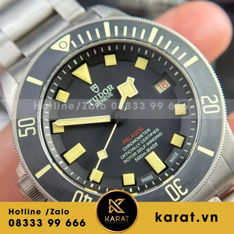 Đồng Hồ Tudor Pelagos LHD Replica 11 Viền Gốm Ceramic Nhà Máy VS 42mm - Ảnh 7