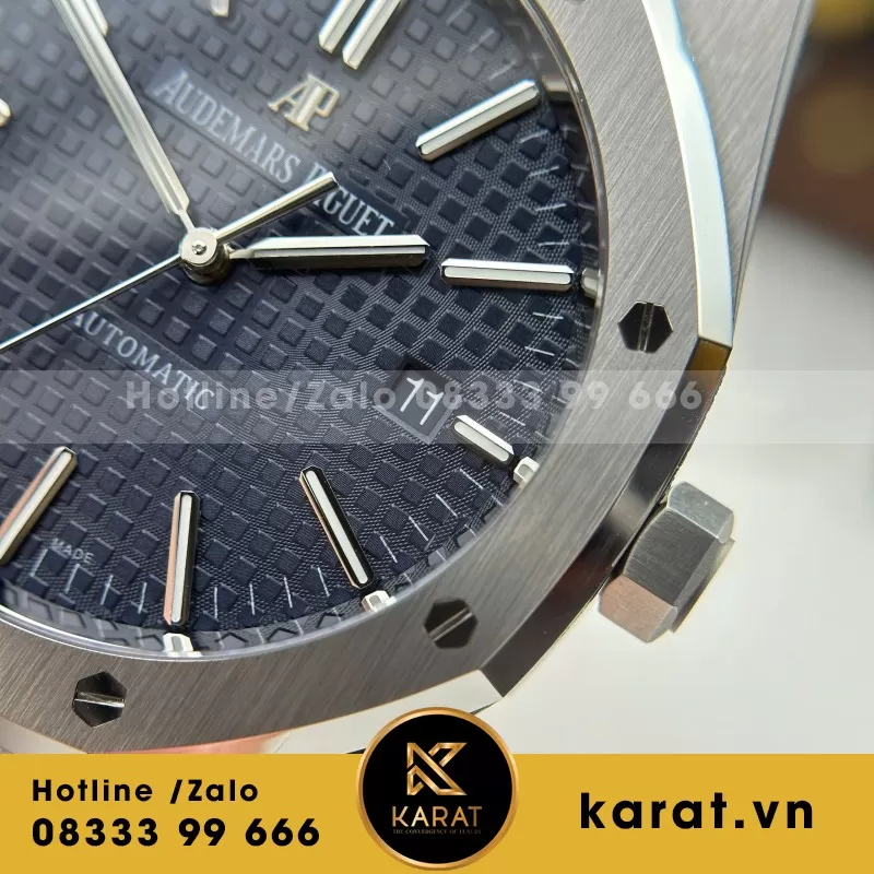 Đồng Hồ Audemars Piguet Royal Oak 15400 Chế Tác Carbon Siêu Nhẹ 41mm - Ảnh 7