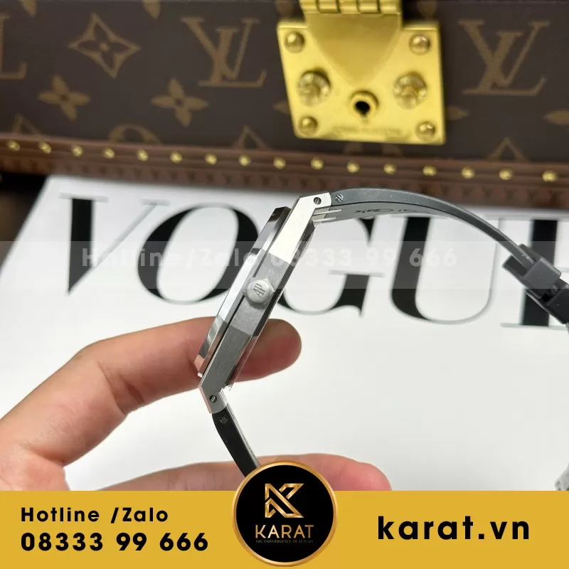 Đồng Hồ Audemars Piguet Royal Oak 15400 Chế Tác Carbon Siêu Nhẹ 41mm - Ảnh 6