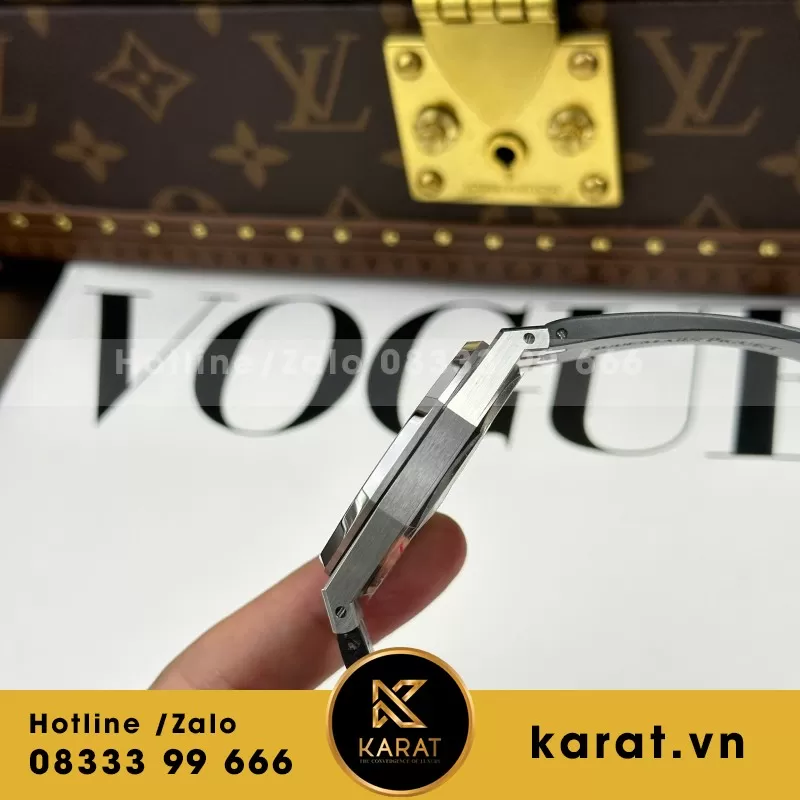 Đồng Hồ Audemars Piguet Royal Oak 15400 Chế Tác Carbon Siêu Nhẹ 41mm - Ảnh 5