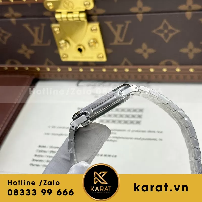 Đồng Hồ Patek Philippe Cubitus 5821 Mặt Xanh Blue Rep 11 Cao Cấp 45mm - Ảnh 6