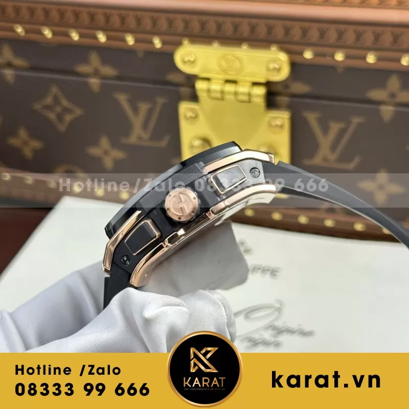 Đồng Hồ Hublot Spirit Of Big Bang King Gold Replica 1 1 Mặt Xám Nhà Máy BBF 42mm - Ảnh 6