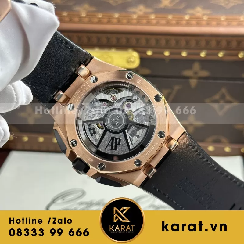 Đồng Hồ Audemars Piguet Royal Oak Offshore Chronograph 26420 Rep 1 1 Mặt Xanh Nhà Máy APP 43mm - Ảnh 6